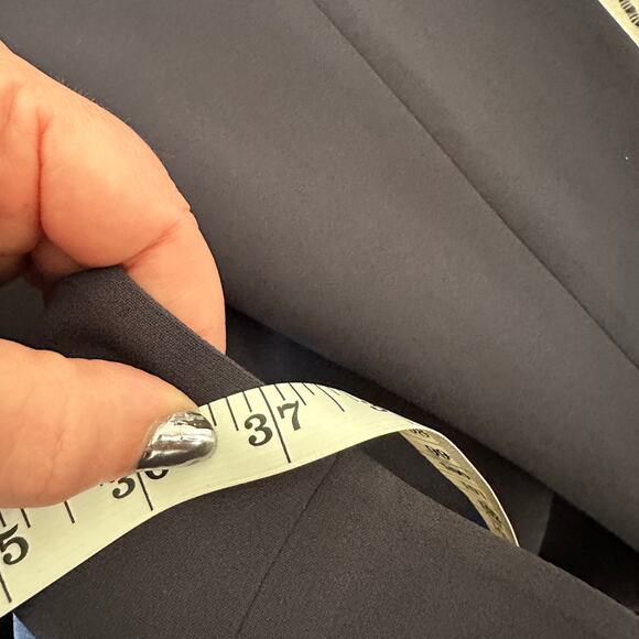 LAFAYETTE 148 | Navy Blue Crepe Sheath Split Sleeve Dress | Size 10 - Picture 8 of 8